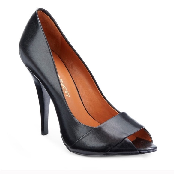 Rebecca Minkoff Shoes - Rebecca Minkoff Black Elisavette Peep Toe Heel